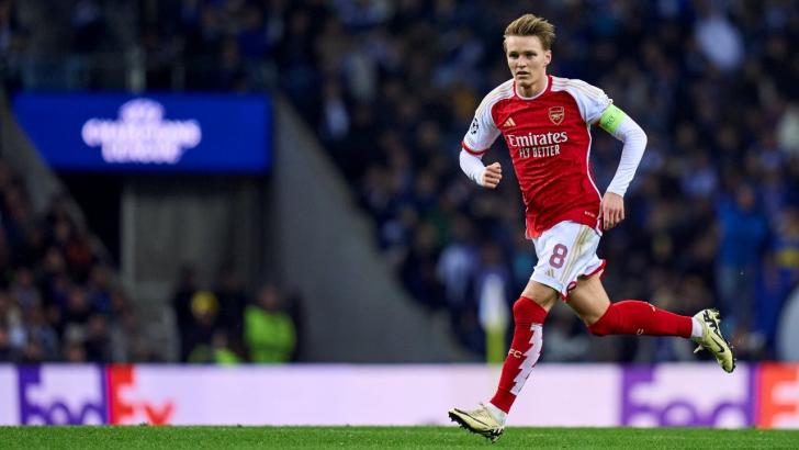 Arsenal captain Martin Odegaard
